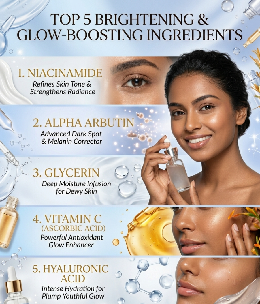 Top 5 Skin Whitening Ingredients